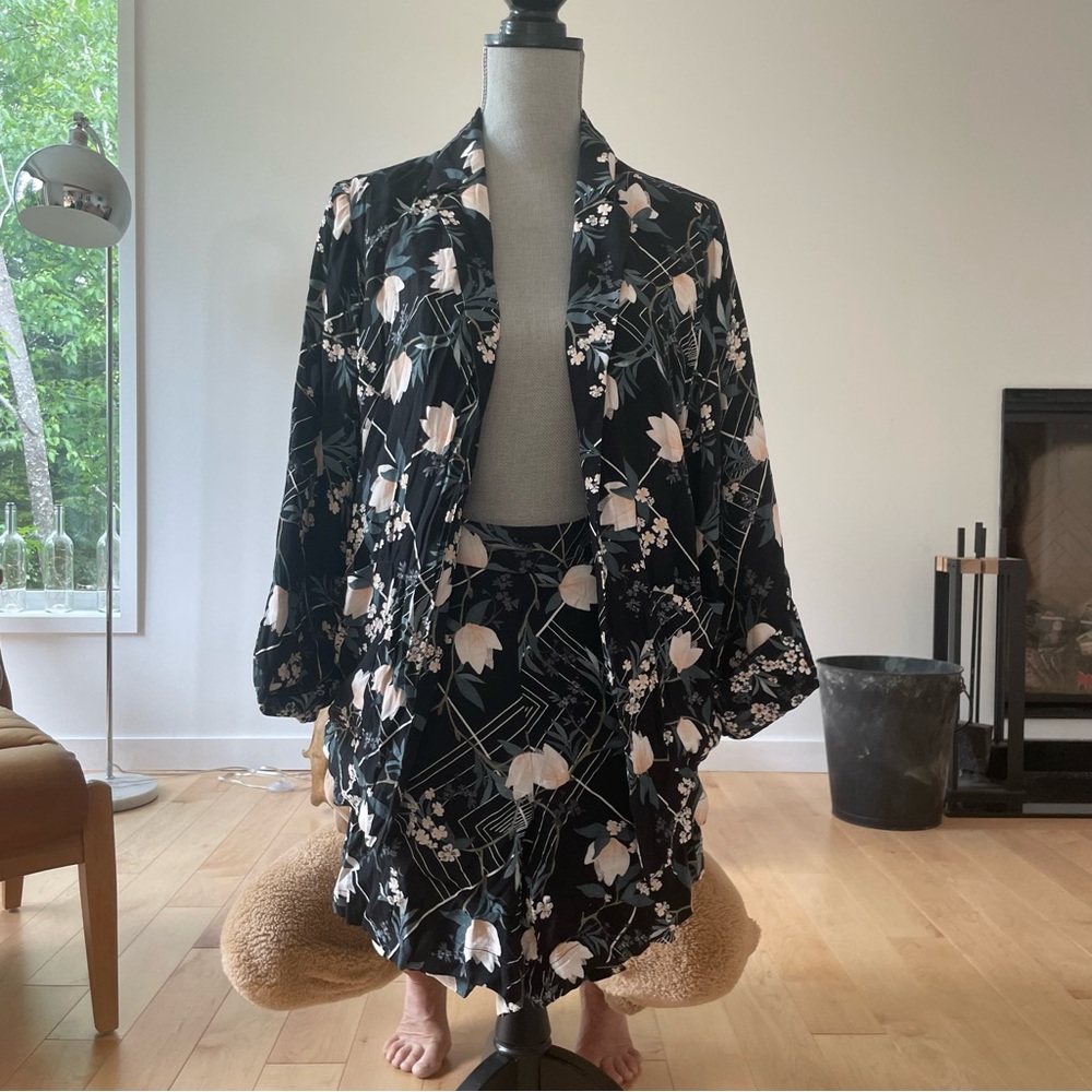 Topshop co-ord blazer and shorts flowery set (different sizes, see description)